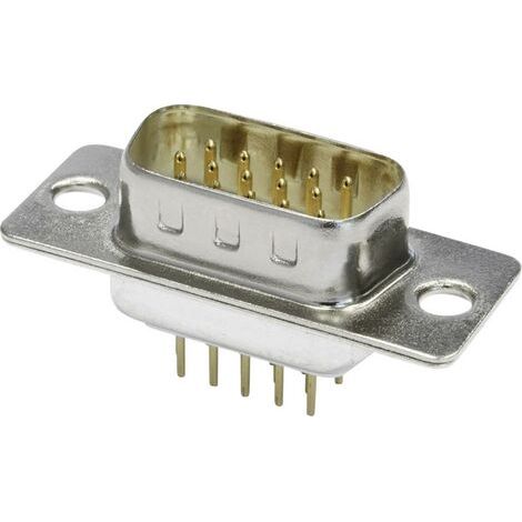 econ connect ST15HDP Embase SUB-D mâle 180 ° Nombre de pôles: 15 pin à souder 1 pc(s) Y726671 (1/4)