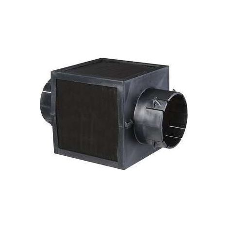 Aldes – Piège à son Ø 80 mm – Longueur 125 mm – Réduction bruit VMC pour sanitaires – Installation rapide et facile