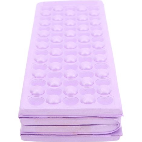 Coussin de plage pliable pour pique-nique, tapis de siège de camping portable en EVA violet, matelas d'extérieur (1/5)