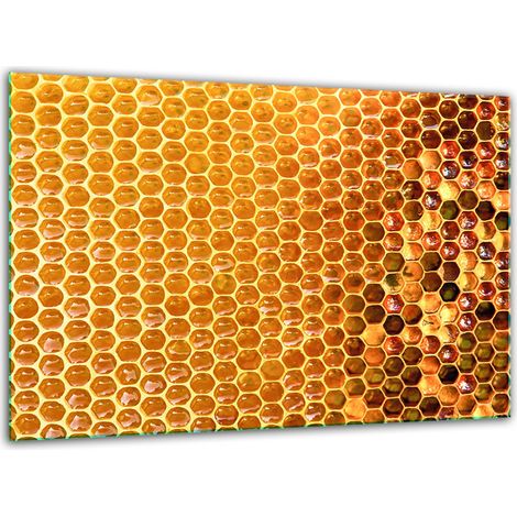 Tagliere in vetro temperato 30x22 color miele (1/5)