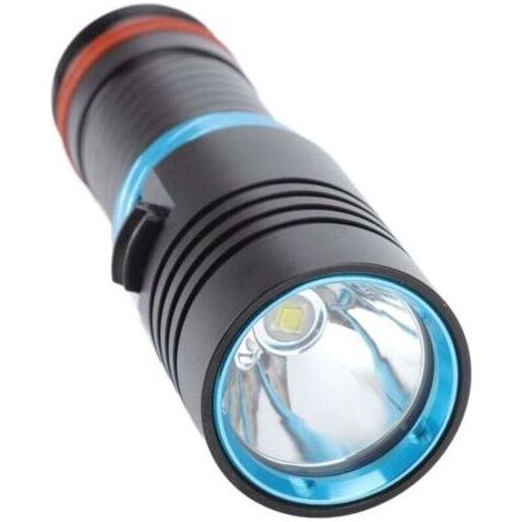 Lampe de Poche de Plongée 5000 LM, IPX8 100 M, étanche sous l'eau, Perles LED L2 à intensité Variable en Continu, Lampes de Plongée sous-Marine de qualité Supérieure Conçues (1/4)