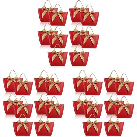 Piece Gift Bag Set with Handle Paper Party Favor Bags Snack