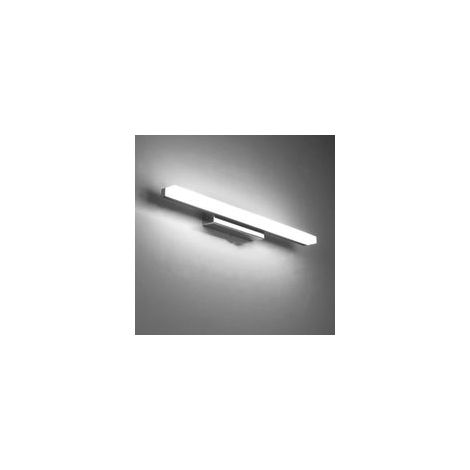 Aplique de pared LED para espejo de baño, 9W, luz blanca fría 6000K, luminaria moderna, 800LM, 40CM, no regulable.