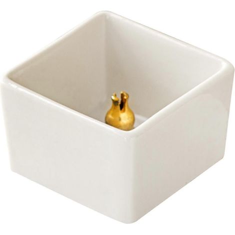 Brûleur d'encens, porte-encens, objet de décoration de bureau, support pour encens, brûle-encens en céramique, encensoir de bureau pour salon de thé-White (1/5)