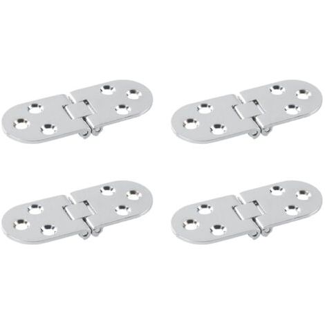 (4 Pièces)Charnières Pliantes Charnières de Table Charnière Meuble Pliable Charnières Charnières pour Table Pliantes Charnière en Alliage de Zinc ave (1/5)