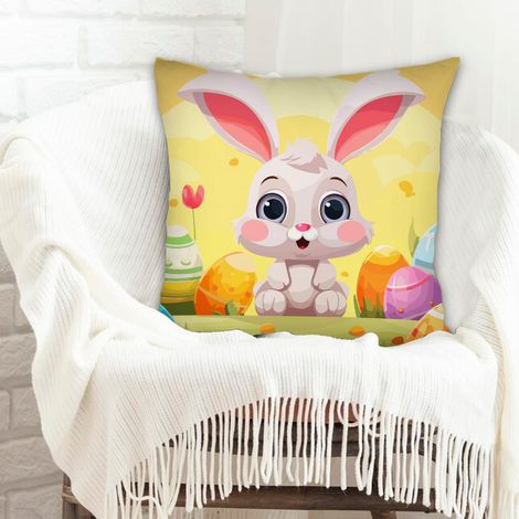 Housse de coussin pour décoration intérieure facile d'entretien pour commémoratif de remise de diplôme (1/5)
