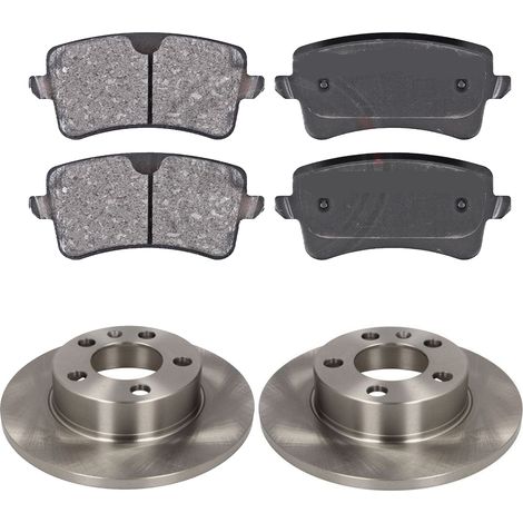KIT FRENI POSTERIORI compatibile con AUDI A5 (8T3,8TA,8F7) - DISCHI + PASTIGLIE OEM: FDB4050 / 17778 , 18196 /SOSTITUZIONE DIRETTA/BASSA POLVERE/SILENZIOSO (1/5)