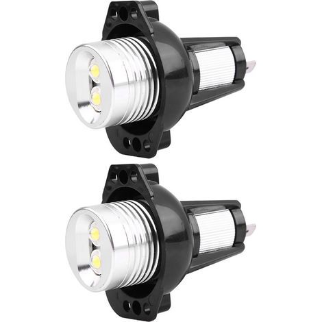 LED-Angel-Eyes-LED-Leuchte, 2 Stück, 12 W Halo-Ring-Positionsleuchten, Angel-Eyes-Glühbirnen für E90 E91 2005-2008 Autolampen (1/5)