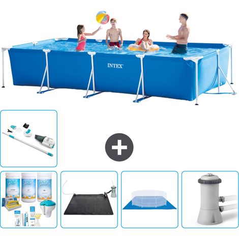 Intex Piscine Tubulaire Rectangulaire - 450x220x84 cm - 6-pièces S20845 (1/5)