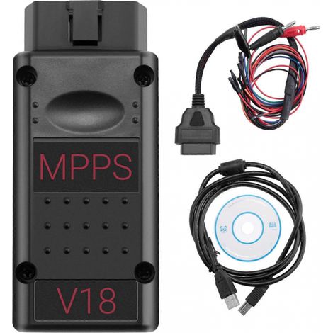 Compatible con la herramienta de diagnóstico OBD2 MPPS V18 MAIN + TRICORE + MULTIBOOT V18.12.3.8 con cable de derivación Tricore. (1/2)