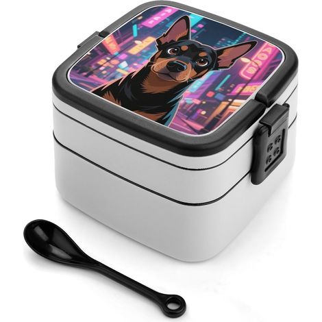 Pinscher - Boîte à bento miniature empilable avec couvercles (1/5)