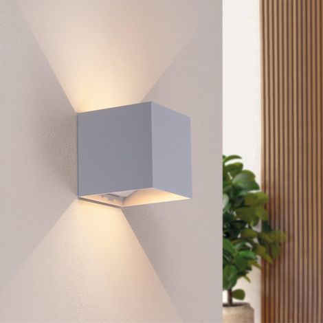 applique murale USB avec détecteur blanc 0 virgule 5W blanc chaud IP44 (1/5)