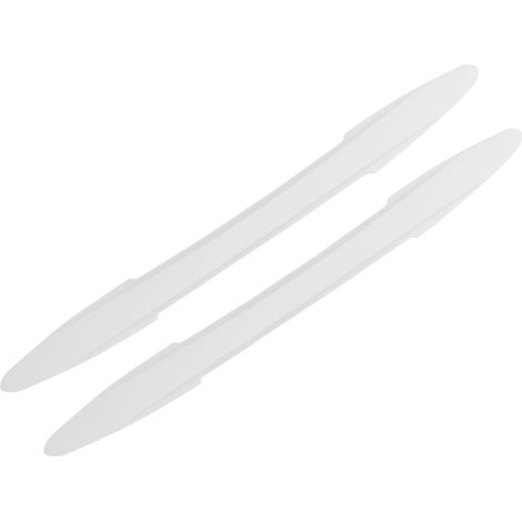2 pièces protection pare-chocs auto bande angle portière avant arrière blanc carbone style universel (1/5)