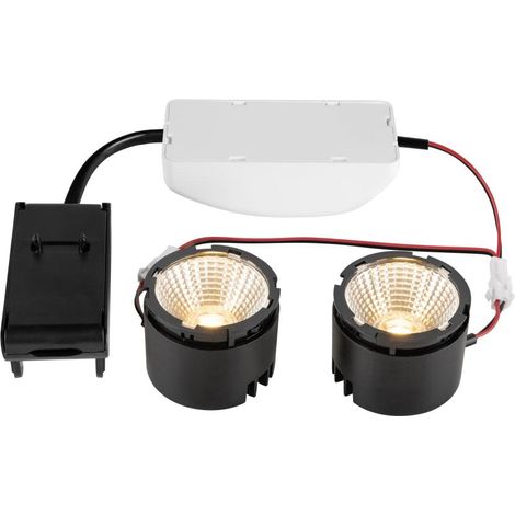 Module LED double NEW TRIA® 155 2700 K 38° PHASE noir - SLV - 1008005 (1/4)
