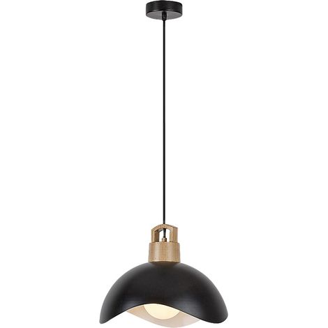 Lampada a sospensione Filina nera legno E27 40W Rabalux (1/5)
