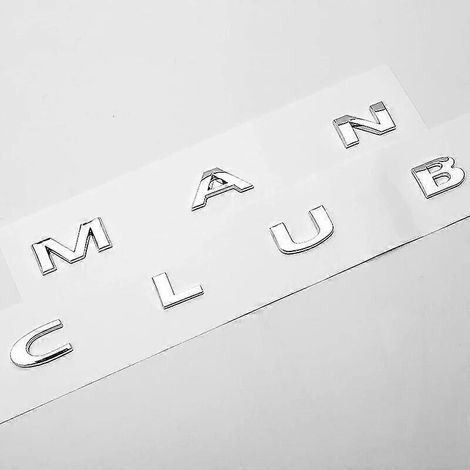 Logo Clubman 3D ABS noir. emblème. autocollant pour coffre de voiture Mini Cooper S F54 R55 R 55 JCW Clubman