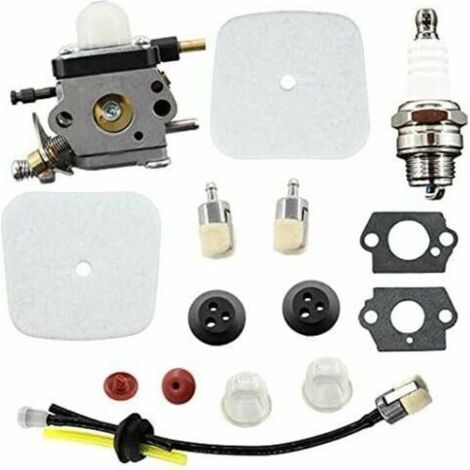 Carburateur de remplacement C1U-K17 C1U-K27 C1U-K54A C1U-K82 pour Mantis 2 temps 7222 7222E 7222M 7225 7230 7234 7240 7920 7924, avec filtres à air.