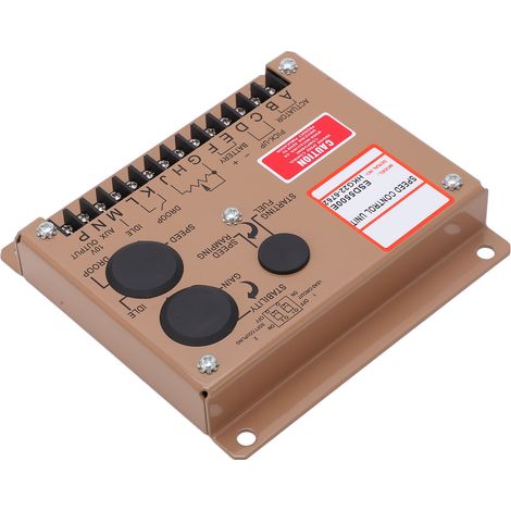 Régulateur électronique de vitesse de ralenti ESD5500E pour groupe électrogène diesel, démarrage progressif, 12 V/24 V CC (1/5)