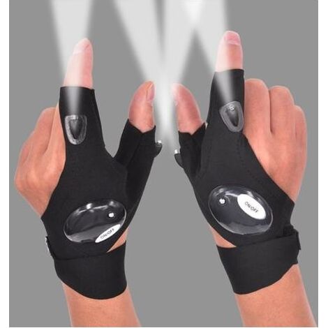 LED-Taschenlampenhandschuhe – das perfekte Geschenk zu Weihnachten und Geburtstagen für Männer, ideal für Camping, Reparaturen, Nachtarbeit, Laufen und Angeln. (1/4)
