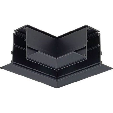 Connecteur Angle 90° pour Rail Magnétique 48V Noir Enduit - SILAMP
