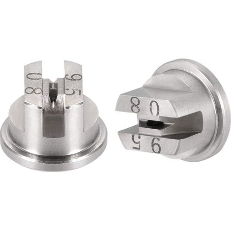Plat Palette Embout Pulvérisation 95° Acier INOX Buse, 2Pcs (1.8mm Orifice Dia) (1/3)