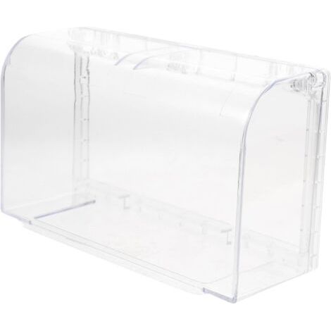 Allwetterfest - Schützt Steckdosen und Stecker im Außenbereich - Transparent - Spritzwassergeschütztes Gehäuse - Schutzhülle (1/5)