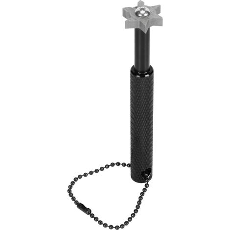 Affûteur de rainures de club de golf avec cordon et trou de suspension - Accessoire noir (1/5)