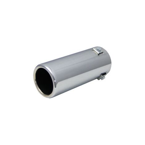 Auspuffblende universal - Chrome - Rund - Anschluss 35-66mm (1/3)