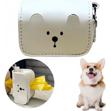 MCBOSON Distributeur de sacs à excréments pour animaux de compagnie (1/4)