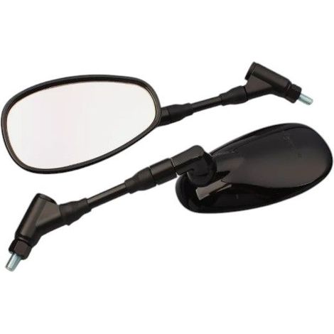 Espejo Emgo 2025/02 para Yamaha XSR 900 '16-'18, lado derecho (OEM: 1B3-26290-20), color negro (modelo original) (homologación). (1/2)