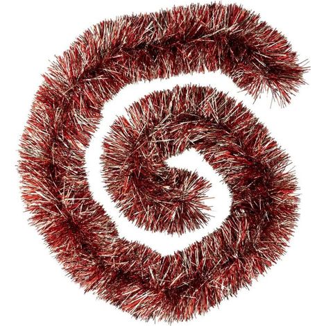Paris Prix - Guirlande De Noël maison 200cm Rouge & Or