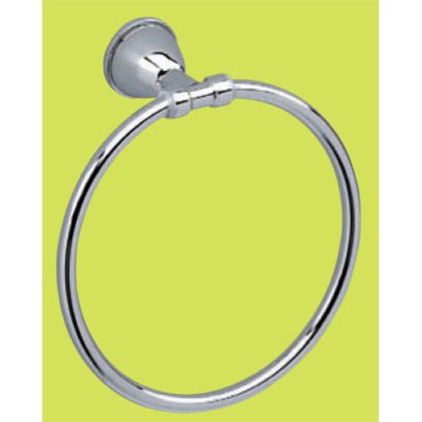 porte-serviettes Genziana anneau porte-serviettes chromA pour serviettes