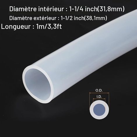 Silicone Hose - 31.8mm ID (1/4)
