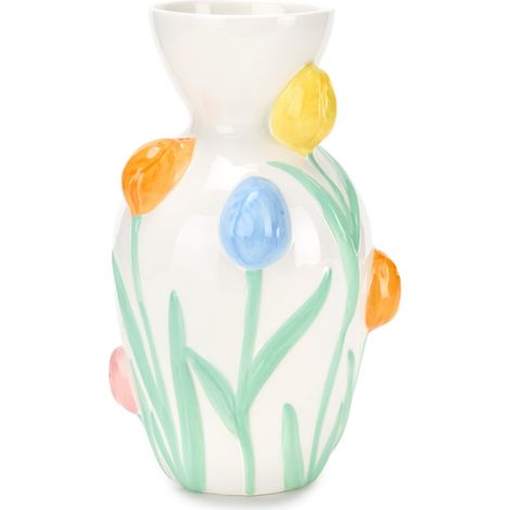 Fade Vaso Tulipani 13 x 24 Cm Bianco