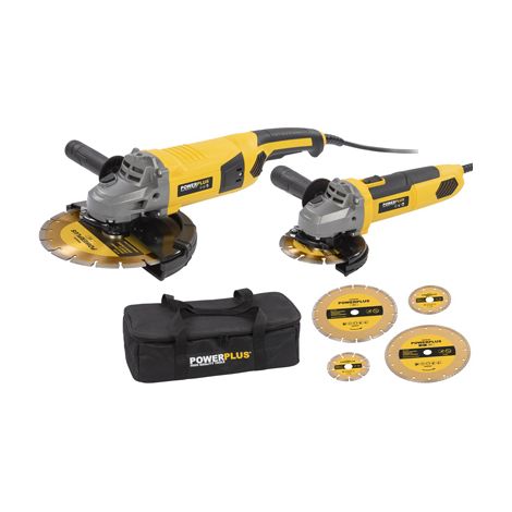 Winkelschleifer Powerplus powx06250 2000W 230mm 2 Stück (1/3)