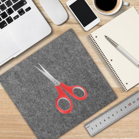 Feutre Autocollant Gris Moyen 3 mm, 30 x 150 cm, Tapis Feutrine adhésif, Tissu de Feutre Autocollant, Adhesive Felt Pads, revêtement intérieur (1/5)