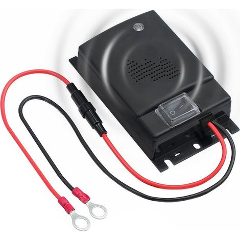 Anti Martre Voiture, Repulsif Rongeur pour Voiture, Répulsif Anti fouine pour Voiture avec Connexion Batterie 12V, Anti martre pour Voitures, Ultrason fouine, Repeller pour véhicule (1/5)
