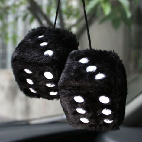BUNTHAUS Pendentifs de voiture en peluche, décoration de rétroviseur de voiture