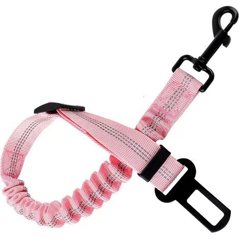 Laisse de voiture réglable pour chiens, laisses pour animaux de compagnie, petites, moyennes et grandes races.
