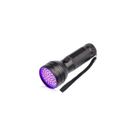 Lampe torche UV 51 LED, lumière noire, détecteur de taches, noire –