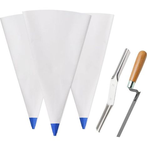 Lot de 3 sacs de mortier colle carrelage haute résistance – 30,5 x 61 cm avec pointe perforée pour pose rapide (1/5)
