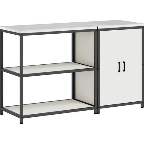 Maison Exclusive - Set di Stoccaggio per Cucina HATTEM 2 pcs Bianco