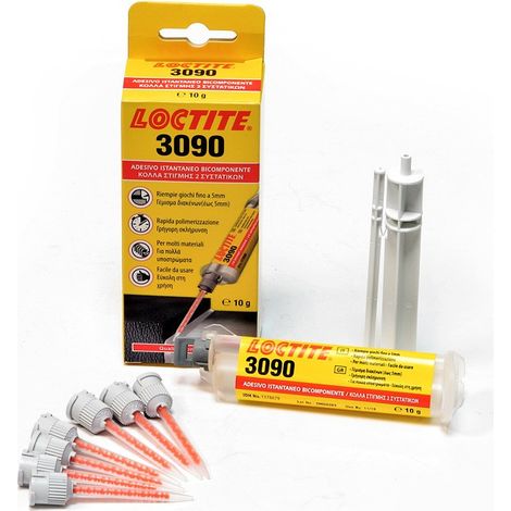 Loctite – Colle cyanoacrylate bi-composant 10g – Adhésion rapide pour bois dur et métal – Seringue pour application précise