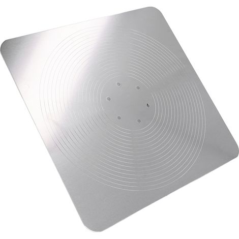 Plateau plùtrier alliage aluminium plaque mortier enduit maçonnerie ciment léger crépissage poignée 330mm (1/5)