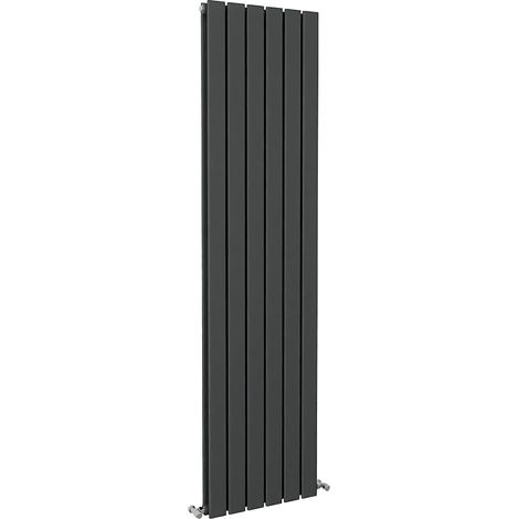 SKY Bathroom Flat Panel Radiator Vertical 1600x408mm Double Anthracite