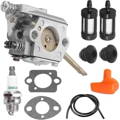 Kit de carburateur de rechange pour débroussailleuse Kurihina compatible avec FS81 FS86 pour STIHL FS48 FS62 FS66 FS88 H24D (1/4)