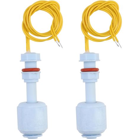 Due interruttori a galleggiante verticali per il livello dell'acqua, sensore del livello dell'acqua, 10 watt, 52 mm