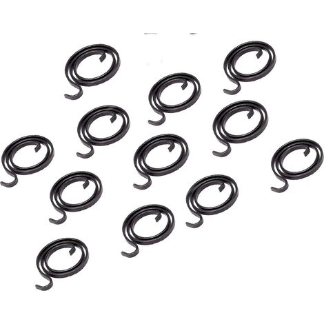12 Pack Door Handle Twist Lever Replacement Spring Coil 2.5 Turn Left and Right Handed 3mm Thick (1/3)