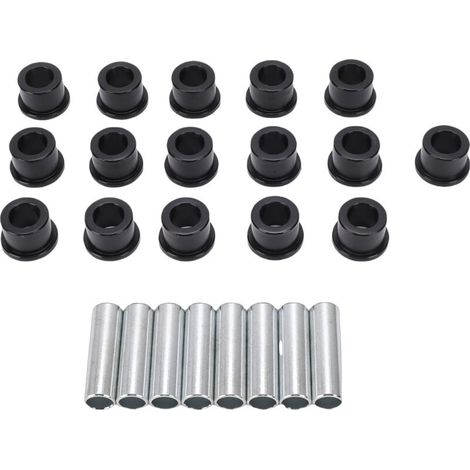 Generic Kit de Bagues de Bras de Contrôle de Suspension A 51361-HN5-000, Réduction du Bruit de Remplacement pour 400X Sportrax 400EX pour Véhicules Tout Terrain, Caoutchouc Métal Noir (24-Crezuo (1/4)