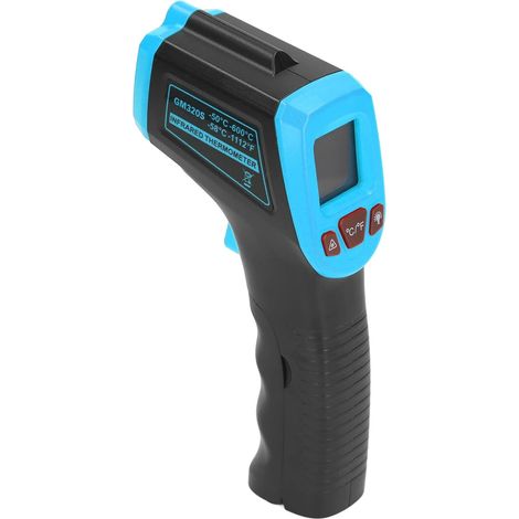 Measurement Temp Thermometer Auto Infrared Contact Logging BLUE Data (1/4)